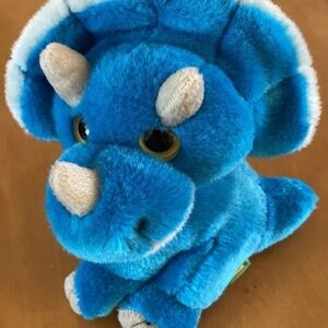 Cuddly Blue Dinosaur Plush Toy